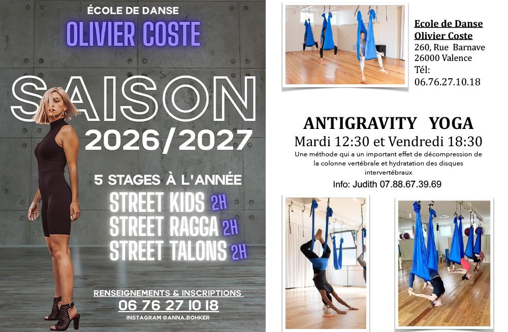 Stages 2026-2027-Ecole de danse Olivier Coste